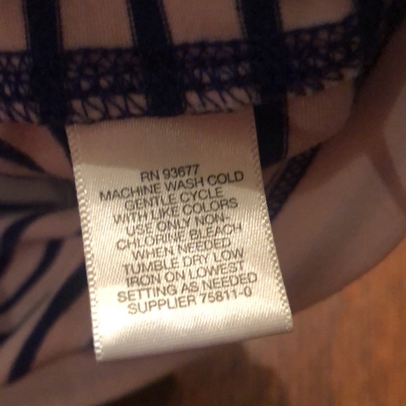 Liz Claiborne Striped Tank Size Large - Picture 6 of 9